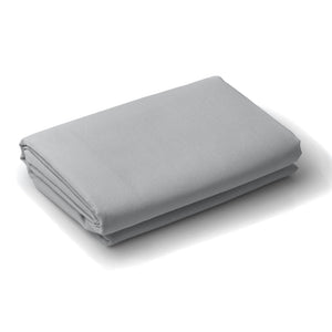 Royal Comfort 1200 Thread Count Fitted Sheet Cotton Blend Ultra Soft Bedding King Light Grey