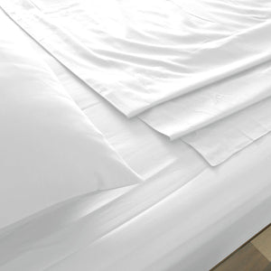 Royal Comfort 1000 Thread Count Bamboo Cotton Sheet And Quilt Cover Complete Set King White