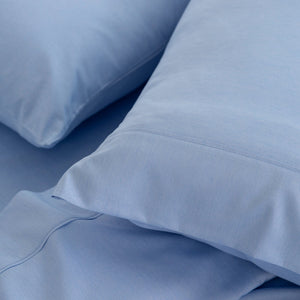 Royal Comfort 3000 Thread Count Bamboo Cooling Sheet Set King Light Blue