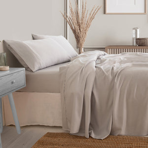 Royal Comfort 3000 Thread Count Bamboo Cooling Sheet Set King Mid Grey