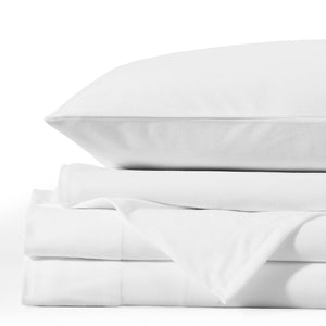 Royal Comfort Polar Fleece Flannel Sheet Set Ultra Soft Plush Cozy Single White