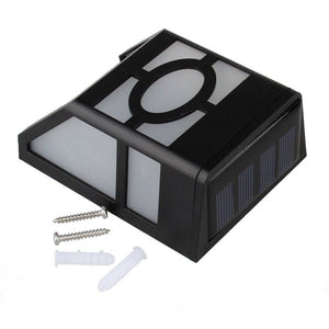 Solar Powered Led Fence Lights For Outdoor Garden And Pathway Lighting