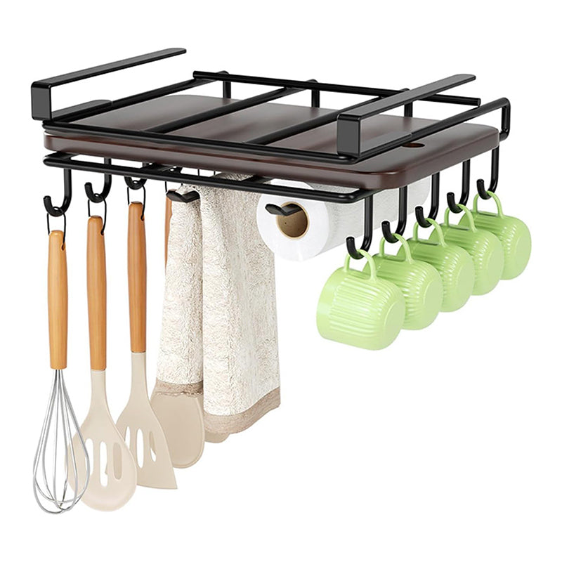 Multifunctional Under Cabinet Cutting Board Metal Holder Organiser