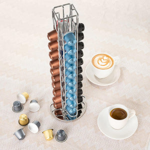 Coffee Pods Holder Storage Compatible With 40 Nespresso