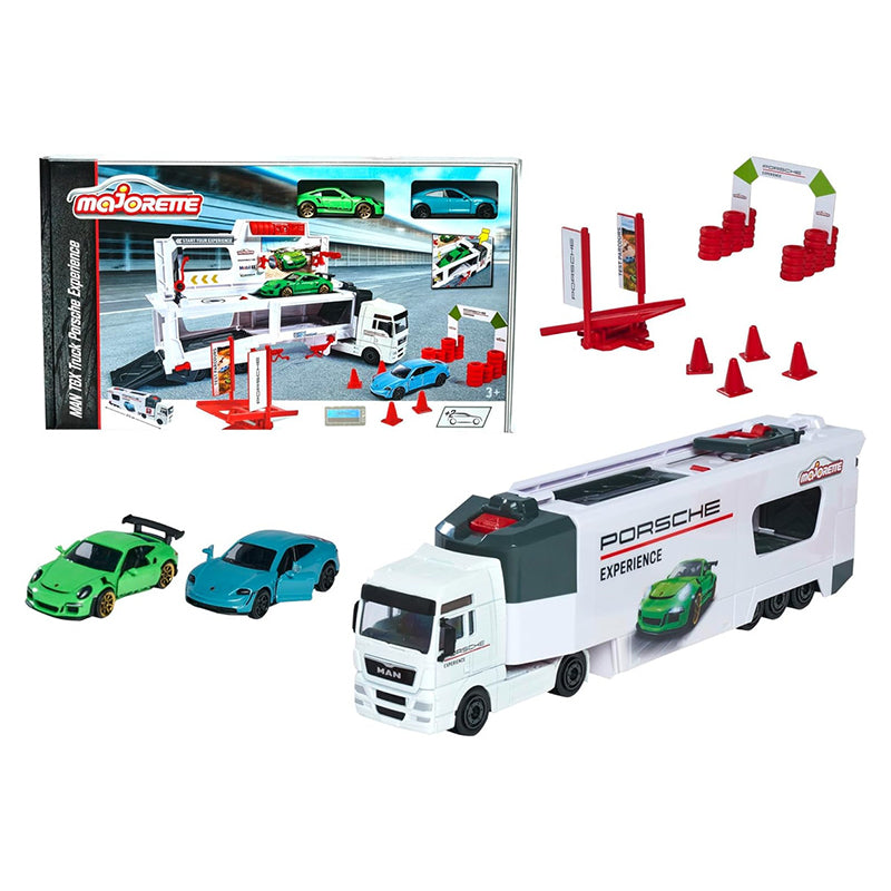 Man Tgx Porsche Experience Truck And 2 Cars 911 Gt3 Taycan Playset