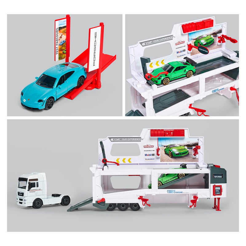 Man Tgx Porsche Experience Truck And 2 Cars 911 Gt3 Taycan Playset