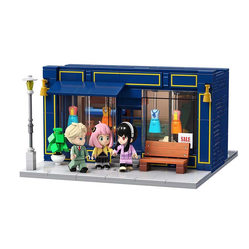 Kalos Spy X Family Forger Family's Adventure Building Block Set Tailor Shop