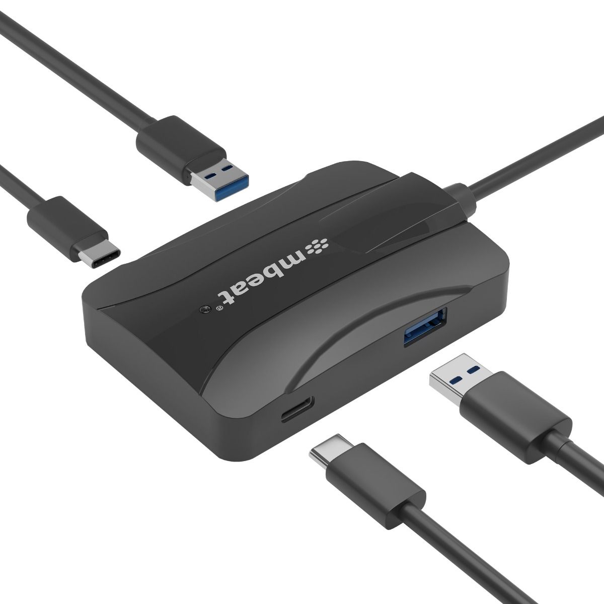 4 Port 10Gbps Usb C 3.2 Gen2 Hub A &