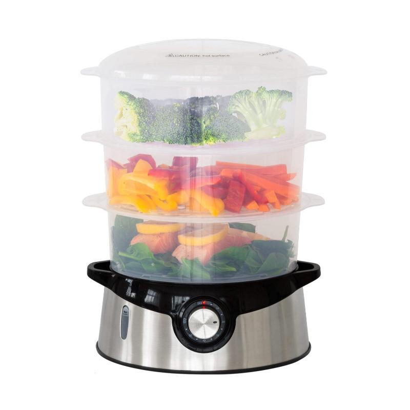 Healthy Choice 3 Tier Food Steamer With Stainless Steel Base