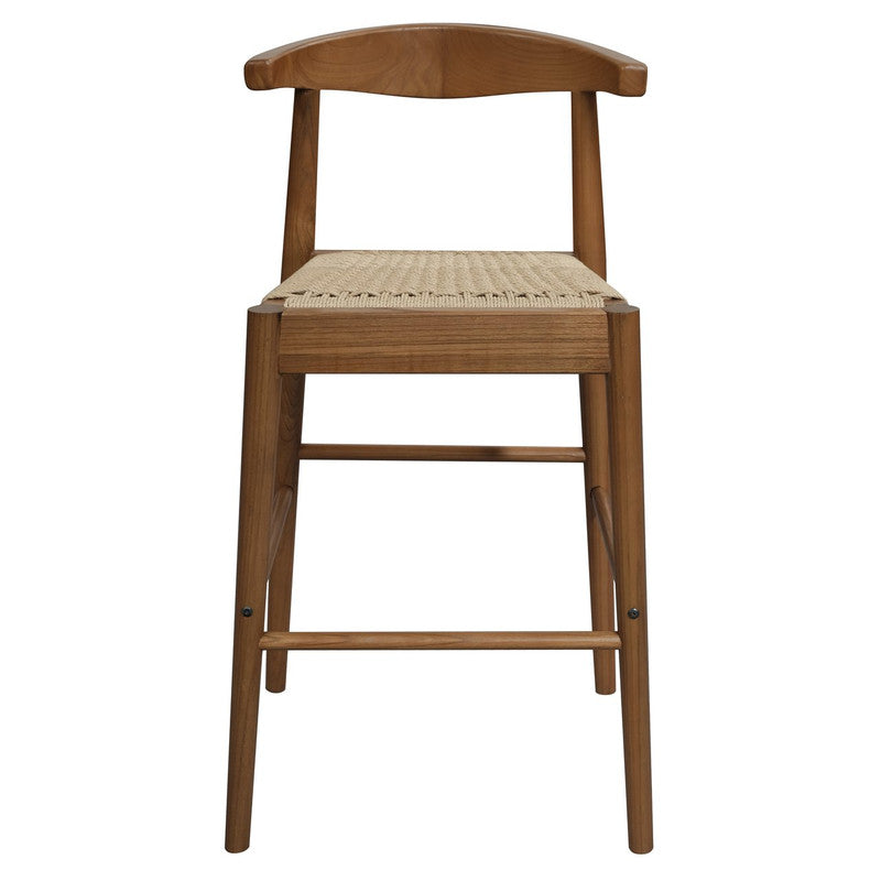 Arden Solid Oak Loom Kitchen Counter Stool (Almond)