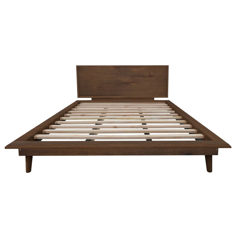 Gatsby Platform Queen Bed Walnut