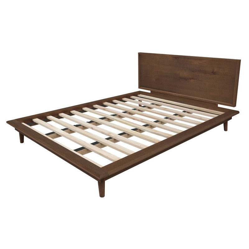 Gatsby Platform Queen Bed Walnut