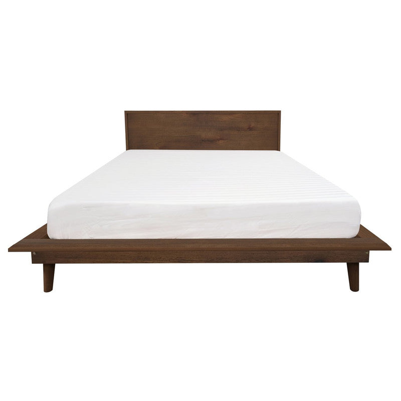 Gatsby Platform Queen Bed Walnut