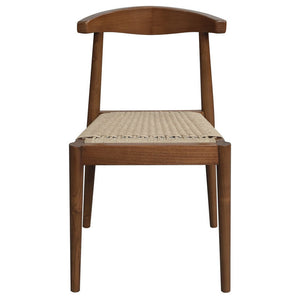 Arden Solid Oak Dining Chair With Loom (Almond)