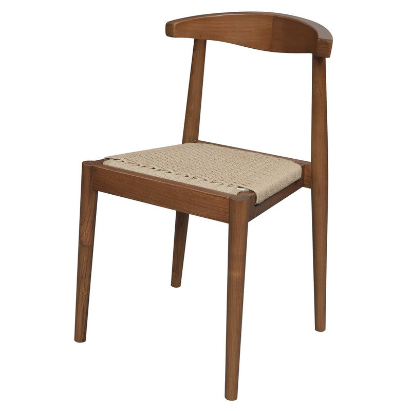 Arden Solid Oak Dining Chair With Loom (Almond)