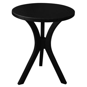 Gatsby Round Side Table Small Black