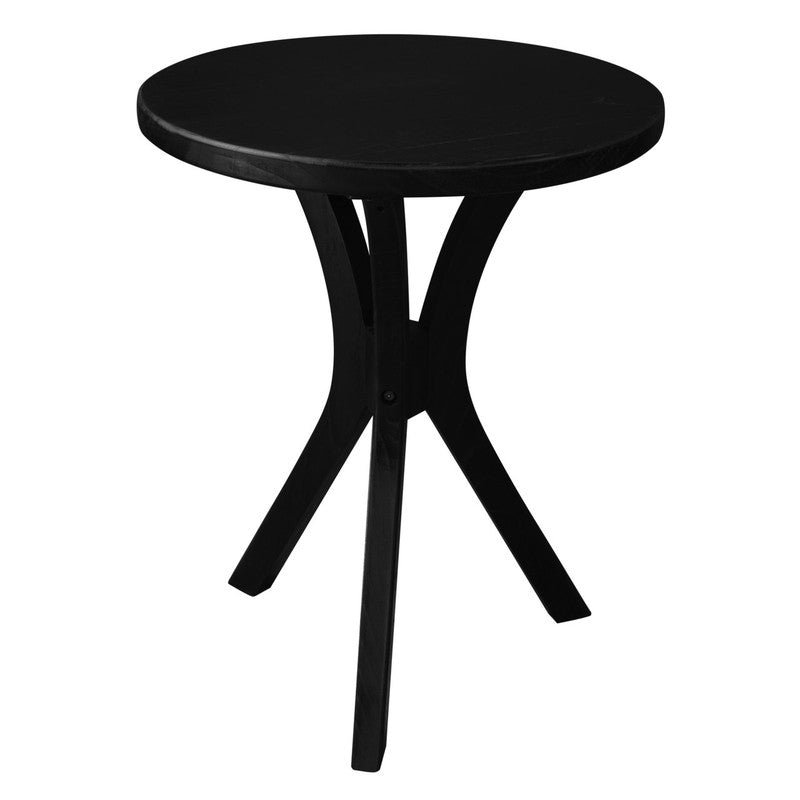 Gatsby Round Side Table Small Black