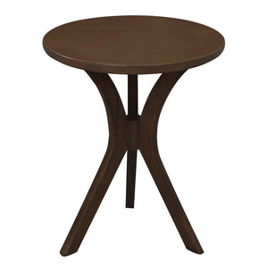 Gatsby Round Side Table Small (Walnut)