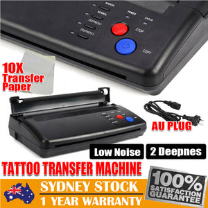 Abs Tattoo Transfer Copier Printer Machine Thermal Stencil Paper Body Art Maker