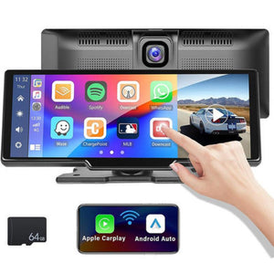 10.26" 4K Car Camera Carplay Android Gps Navigation Dashboard Video Recorder