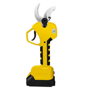 Cordless Brushless 4 Pole Pruning Shear Secateur Bush Cutter Yellow