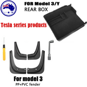 Tesla Model 3 Front And Rear Pp Pvc Fender 4 Fit 3/Y Central Control Storage Box