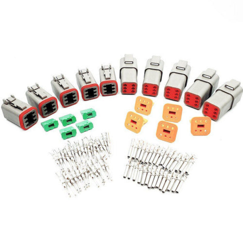 5 Set Deutsch Dt 6 Way Pin Male/Female Kit Electrical Connector Plug Waterproof