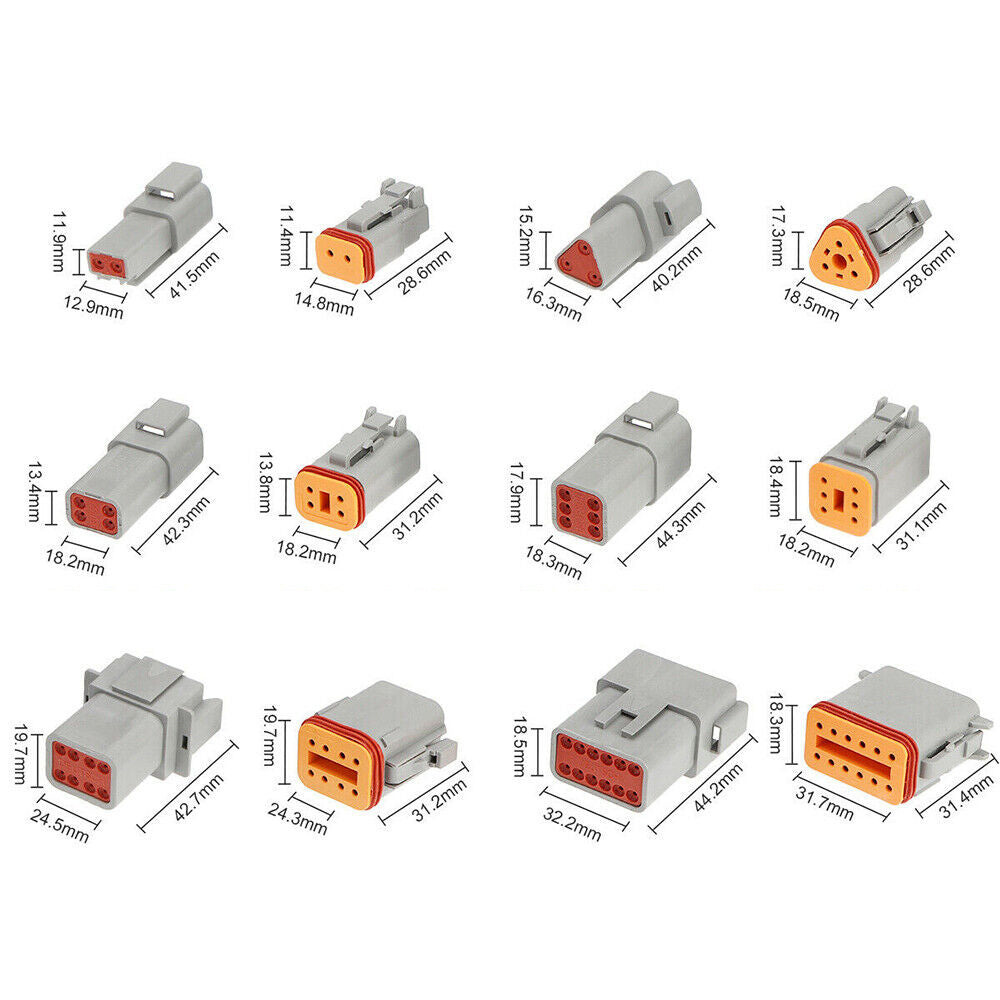 550Pcs Deutsch Plug Tool Kit Dt Connector With Genuine Automotive Crimp
