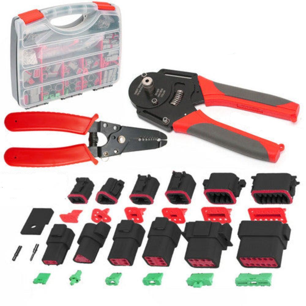 Black1700x Deutsch Dt Connector Kit Genuine Crimp Tool Auto Marine
