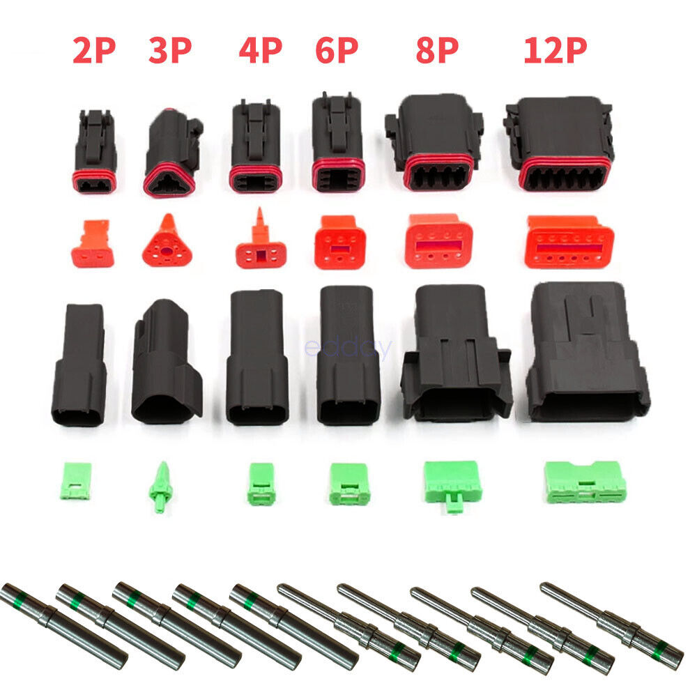 Black1700x Deutsch Dt Connector Kit Genuine Crimp Tool Auto Marine