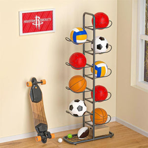 Basketball Soccer Storage Rack Sport Ball Organizer Holder Display Stand