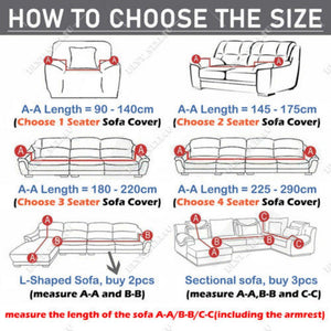 Sofa Covers Seater High Stretch Lounge Slipcover Protector Couch