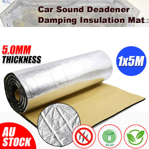 Sound Deadener Foam Insulation Heat Noise Proofing Car Mat Roller 4.5 Square Meters Thicker