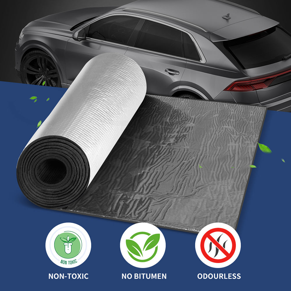 Sound Deadener Foam Insulation Heat Noise Proofing Car Mat Roller 4.5 Square Meters Thicker