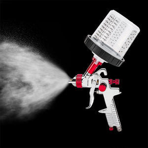 Air Hvlp Spray Gun Paint 600Cc Gravity Feed Cup 1.4Mm 1.7Mm 2Mm Tip Au Stock