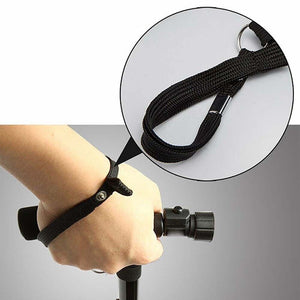 Walking Stick Cane Folding Handle Adjustable Fixed Led Light Aid Holder Lighting