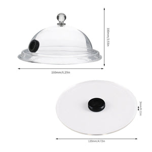 2Xsmoking Gun Lid Dome Cover For Smoking Infusion Smoker Meat Grill Bbq 16Cm