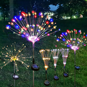 Colourful Fireworks 150 Led Fairy String Lights Starburst Solar Xmas Garden Night Lamp Hot New