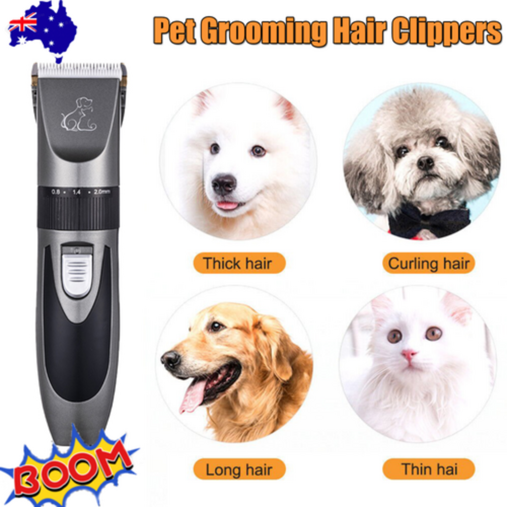 Pet Clippers Dog Grooming Cordless Electric Hair Trimmer Shaver Kit Hot