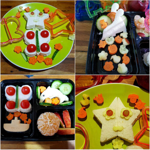 16 Pcs Sandwich Cutter Kids Diy Toast Mold Bread Food Moulds Xmas Gift