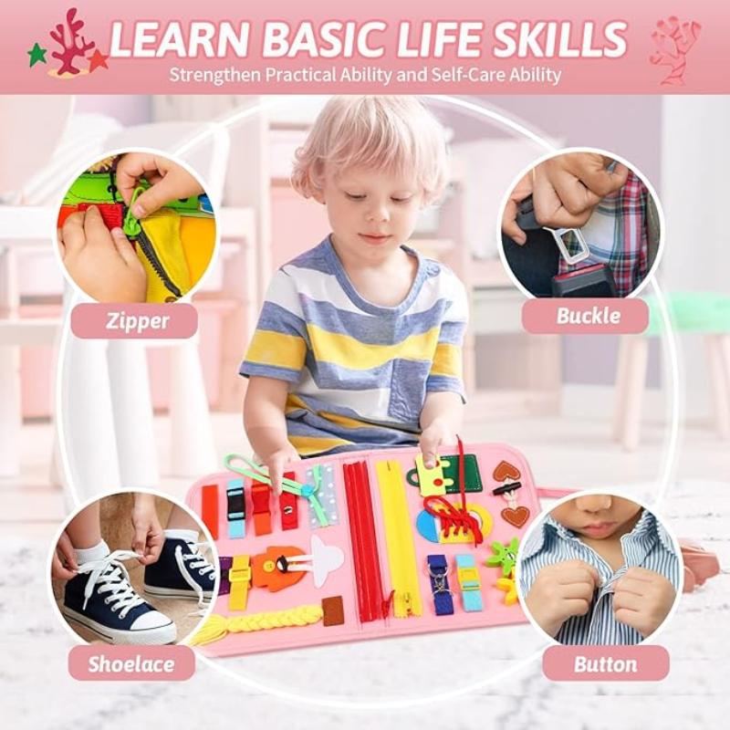 Toddler Busy Board Intelligence Learning Toys Sensory Montessori Kids