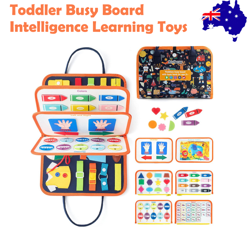 Colorful Toddler Busy Board Intelligence Learning Toys Sensory Montessori Kids