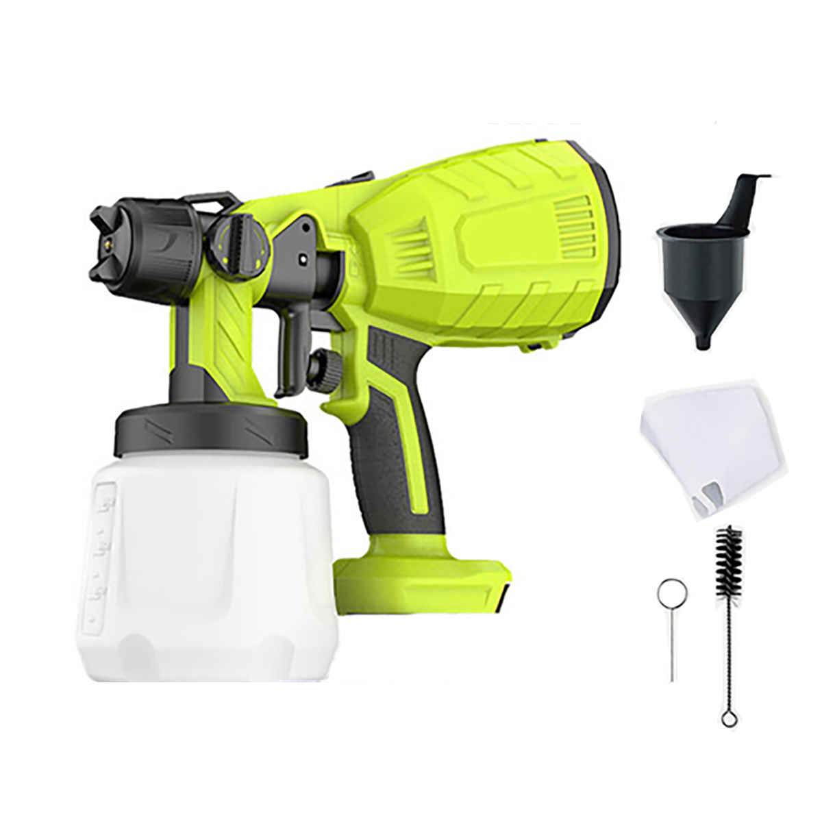 Cordless High Pressure Airless Spray Gun Paint Sprayer For Makita 21V Battery