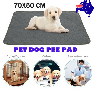 70 X 50Cm Washable Pet Dog Pee Pad Reusable Cat Puppy Training Wee Absorbent Mat Pads Bed