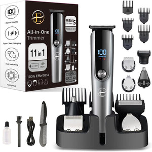 Men's Electric Shaver Trimmer Bald Razor Rechargeable Beard Shaving Machine