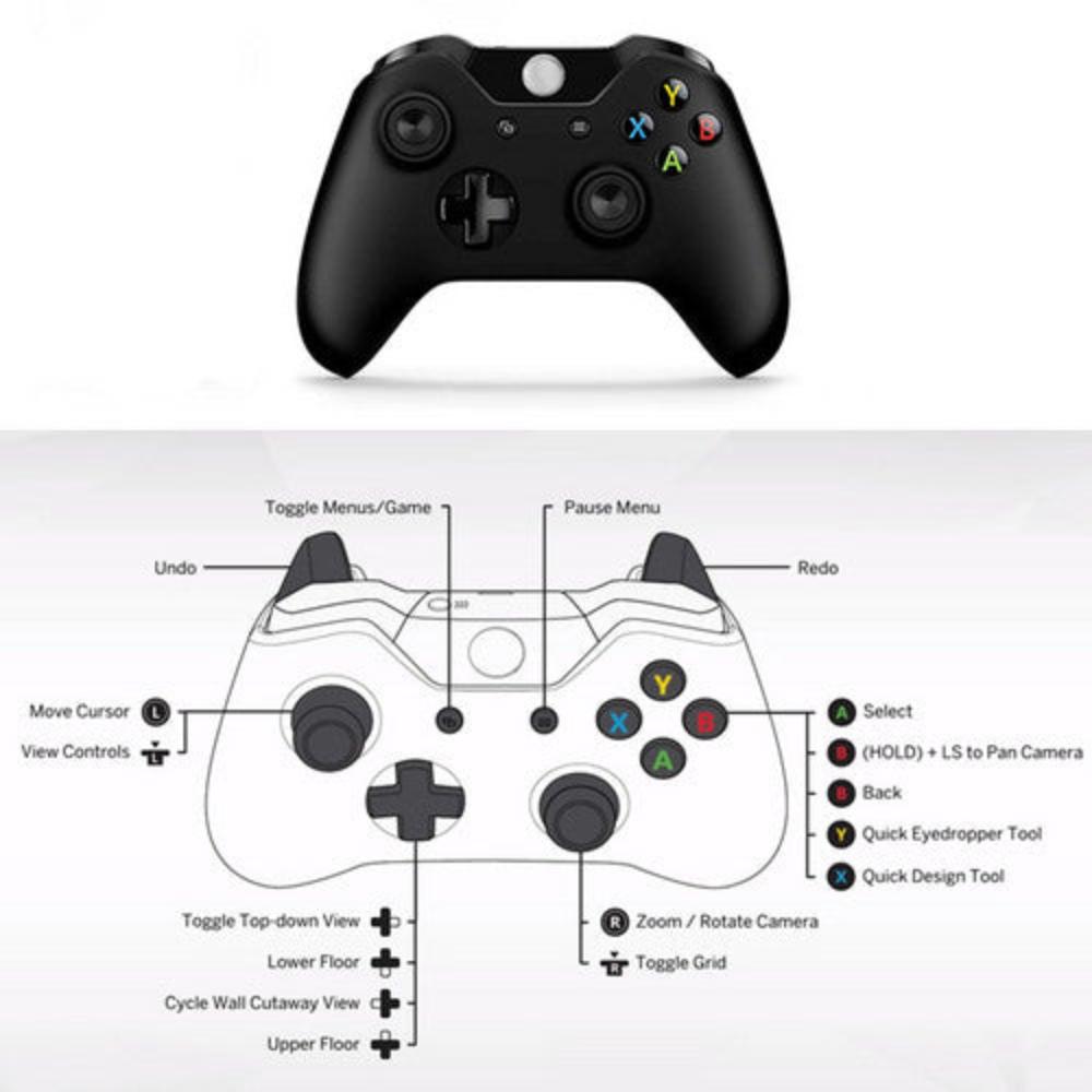 Bluetooth Wireless Game Gamepad Controller For Microsoft Xbox One Series Pc