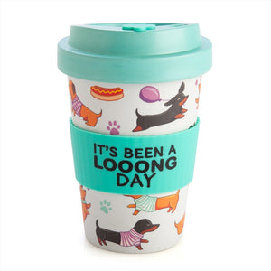 Dachshund Eco To Go Bamboo Cup It's Been A Long Day