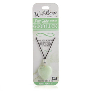 Veile Studios Wishstone Collection New Jade Heart Pendant