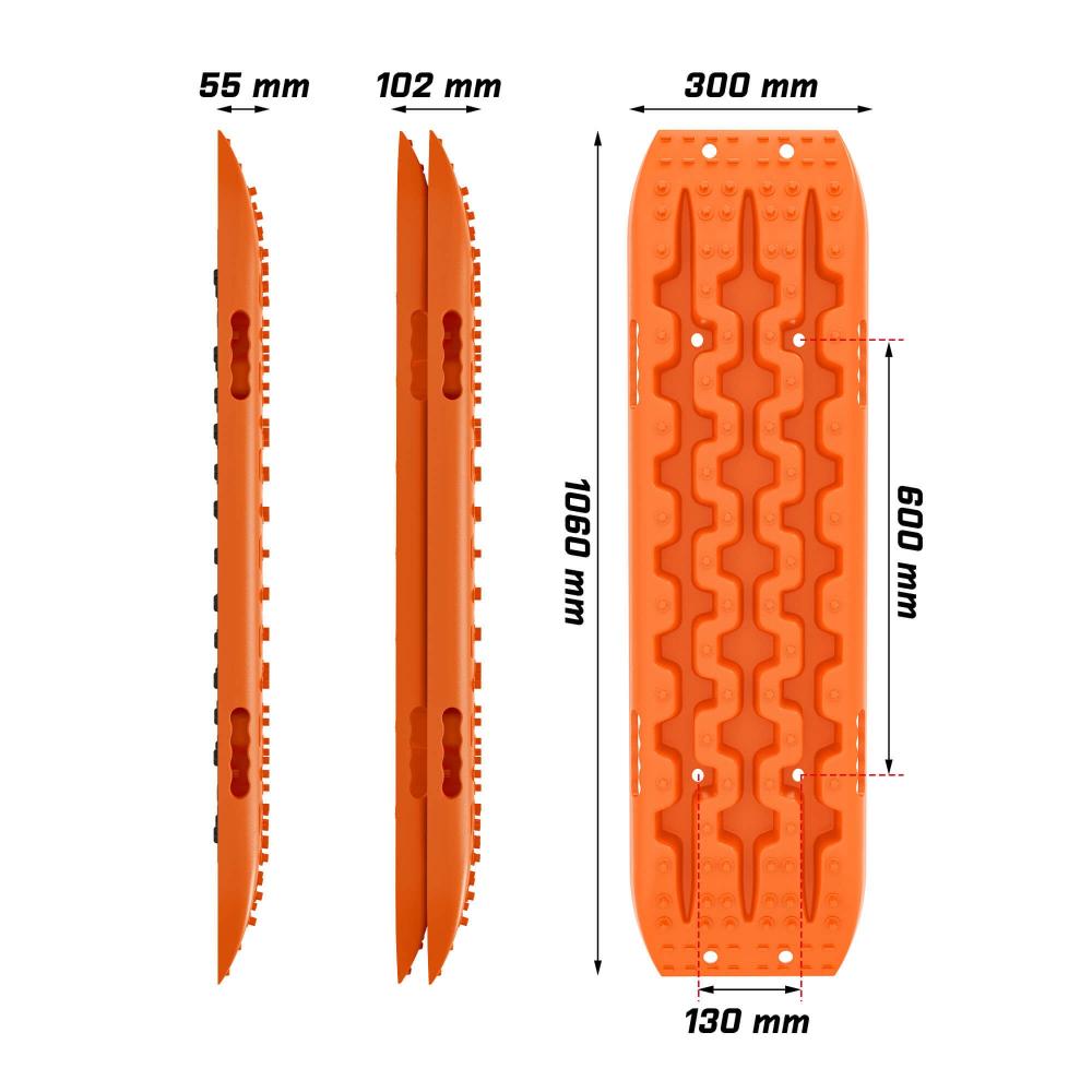 X Bull 4Wd Recovery Tracks Boards 10T 2Pcs Snow Mud Essential Car Vehicle With Carry Bag