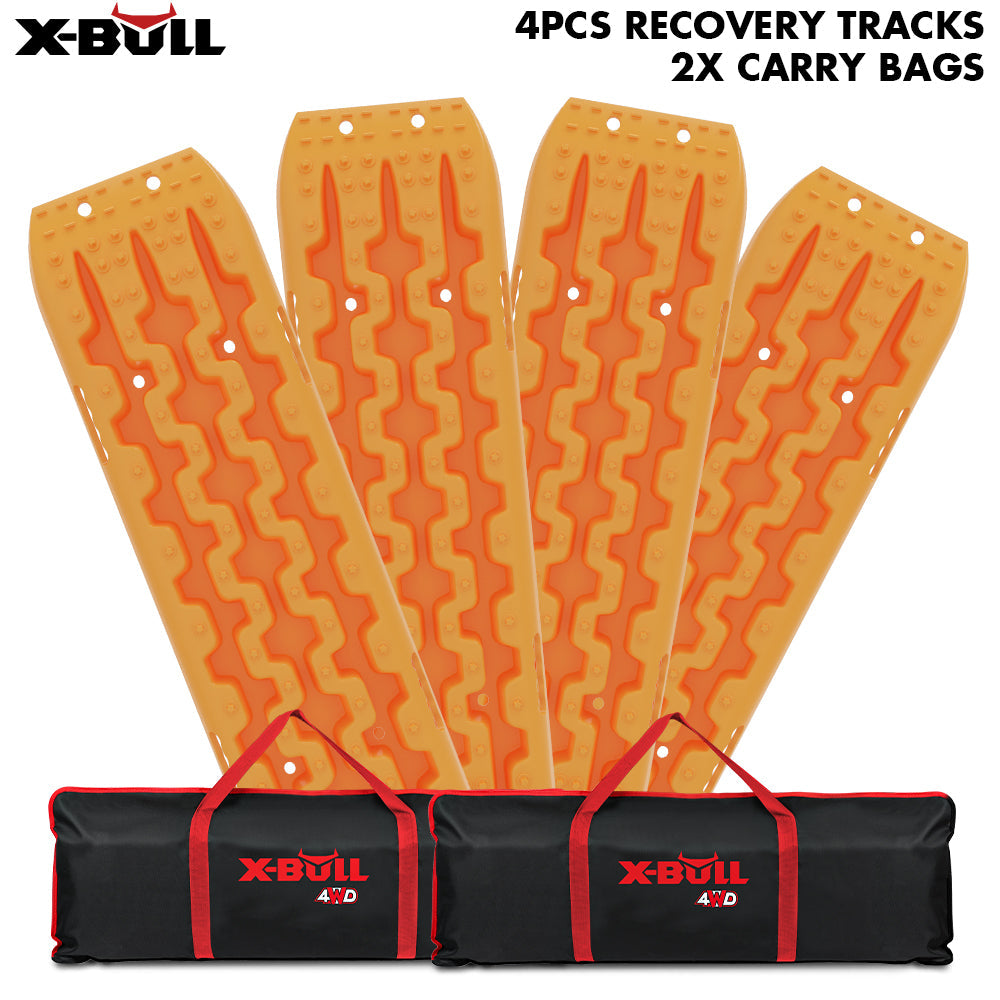 X Bull 4Wd Recovery Tracks Boards 10T 4Pcs Snow Mud Essential Car Vehicle With Carry Bag